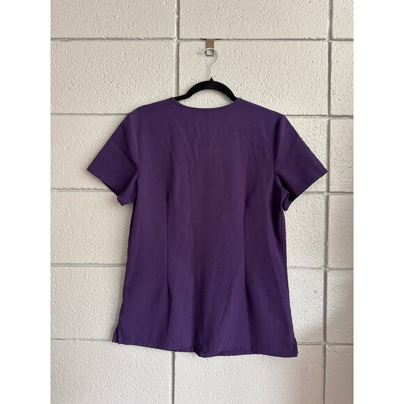 Women's Figs Casma Three-Pocket Scrub Top in Purple size XS Workwear - Picture 4 of 4